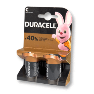 Батарейки DURACELL R14 C алкалінові 1.5V, 2 шт