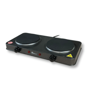Плита настільна електрична Domotec MS-5822 2 конфорки 2000 Вт дискова