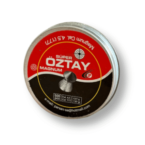 Кулі для пневматики Super Oztay Magnum 4.5 мм 0.51 г 500 шт свинцеві