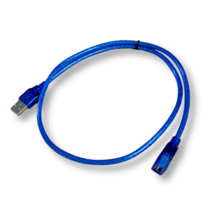 Кабель-подовжувач Lanxun USB 2.0 Hi-Speed, 0.8 м (синій)