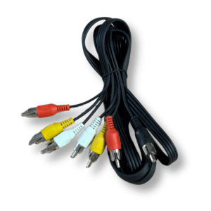 Кабель аудіо-відео 4 RCA — 4 RCA (тюльпани)