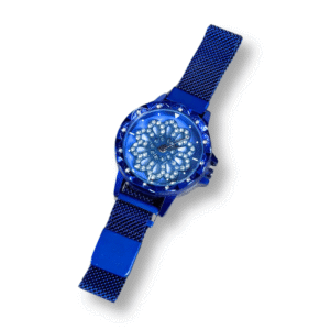 Годинник наручний Vintage Flower з візерунком та камінцями