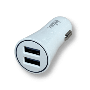 Зарядний пристрій автомобільний Inkax CC-29 Dual USB 2.4A з кабелем Micro-USB
