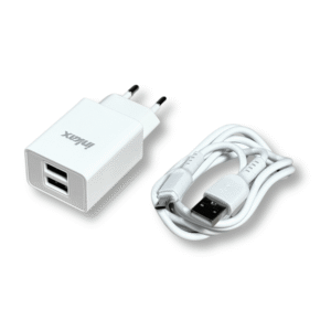Блок живлення Inkax CD-98 2.4A 2 USB + кабель Micro-USB