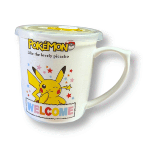 Чашка керамічна Fashion Ceramic H-209 з кришкою Pikachu