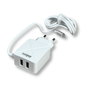 Блок живлення Inkax CD-49-IP 2.1A 2 USB + кабель Lightning