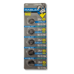 Батарейка Rablex CR1620 3V Lithium