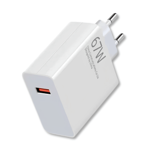 Блок живлення 67W, 1x USB-A, білий