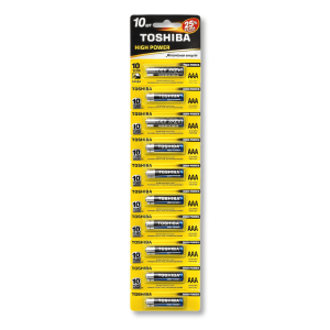 Батарейка Toshiba High Power Alkaline AAA LR03 1.5V
