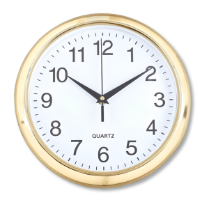Годинник настінний 668 Quartz золото